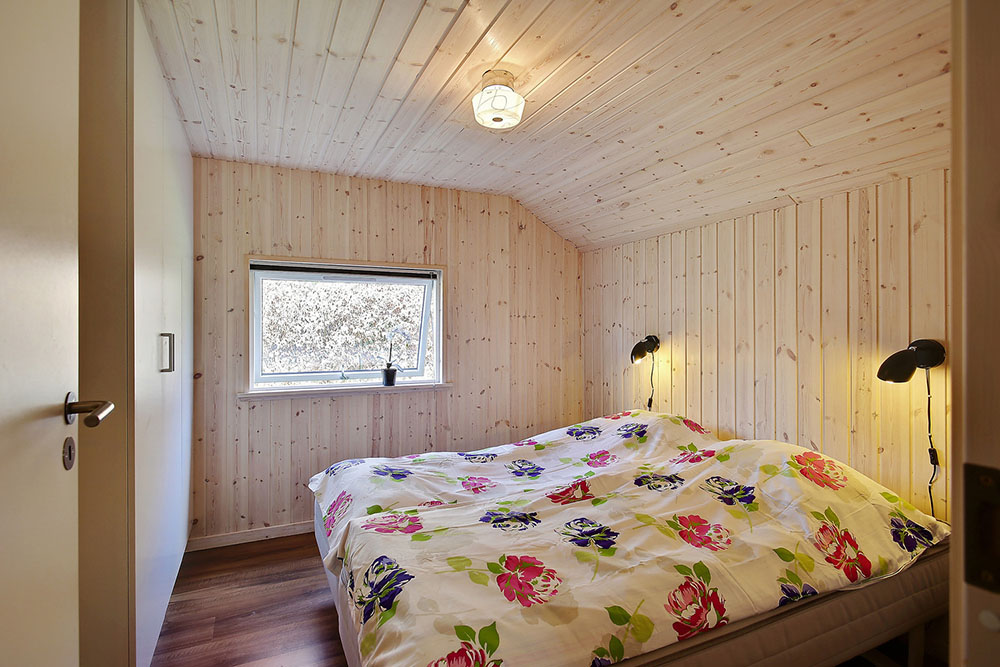 Et av de 5 soverommene i luksushus nr. 312 i Nordsjælland.