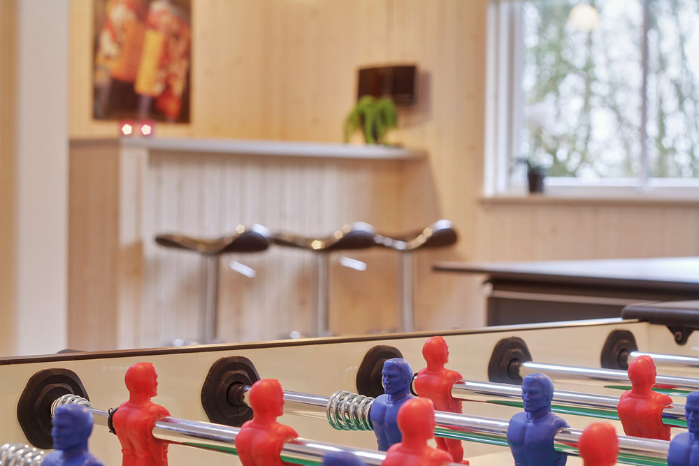 I tillegg til alle aktivitetsmulighetene i husets bassengavdeling, kan du også spille biljard, bordtennis og dart i luksushus nr. 313