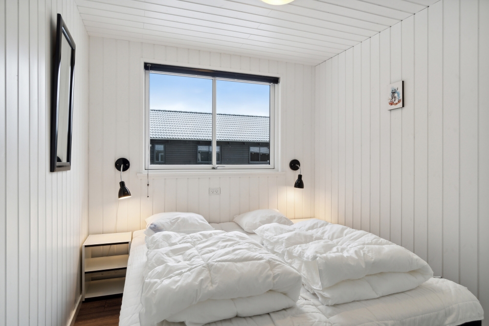Et av de 8 soverommene i luksushus nr. 351 i Nordsjælland.