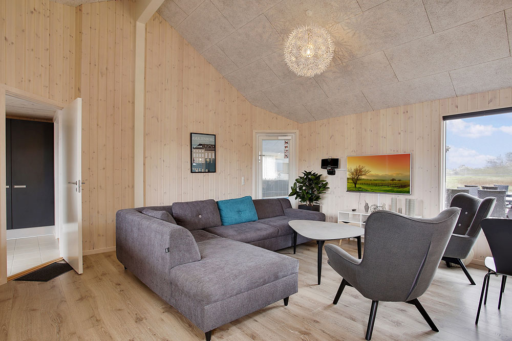 Luksushus nr. 395 har et flott oppholdsrom.