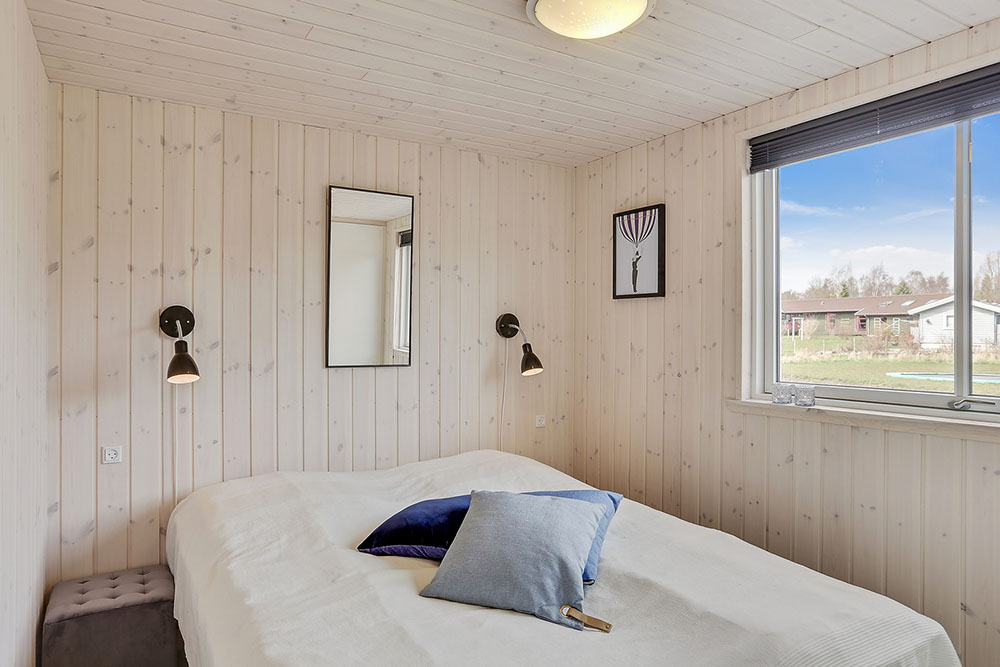 Et av de 8 soverommene i luksushus nr. 398 i Nordsjælland.