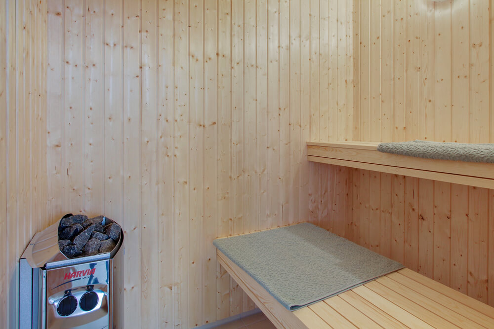 Nyt varmen i badstuen i luksushus nr. 407 til 22 personer