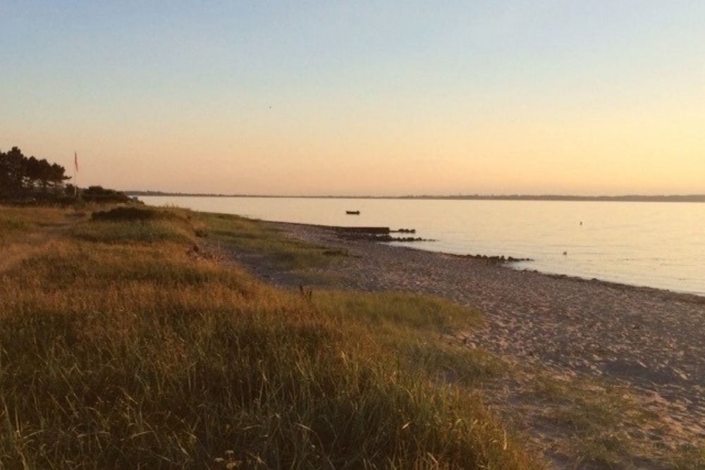 Den flotte stranden nær luksushus nr. 430 ved Fyn og øyer.