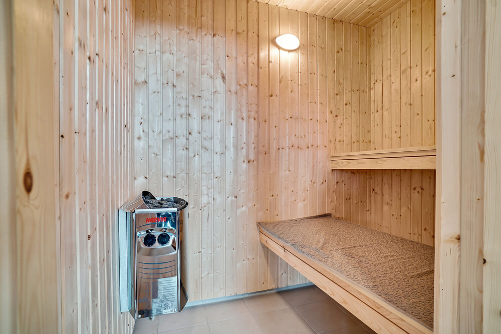 Nyt varmen i badstuen i luksushus nr. 425 til 16 personer