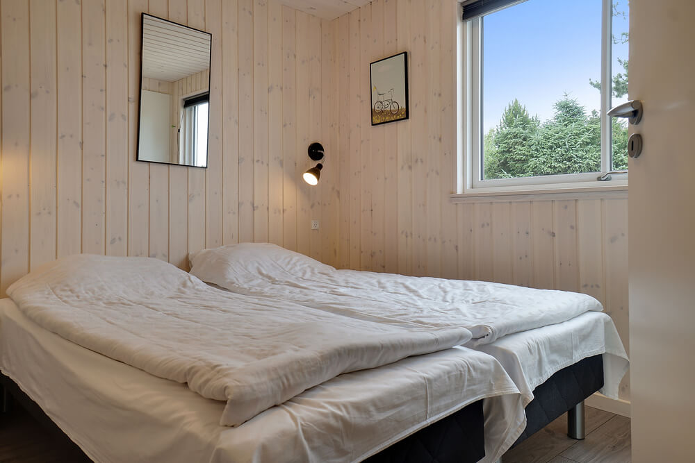 Et av de 6 soverommene i luksushus nr. 426 i Nordsjælland.