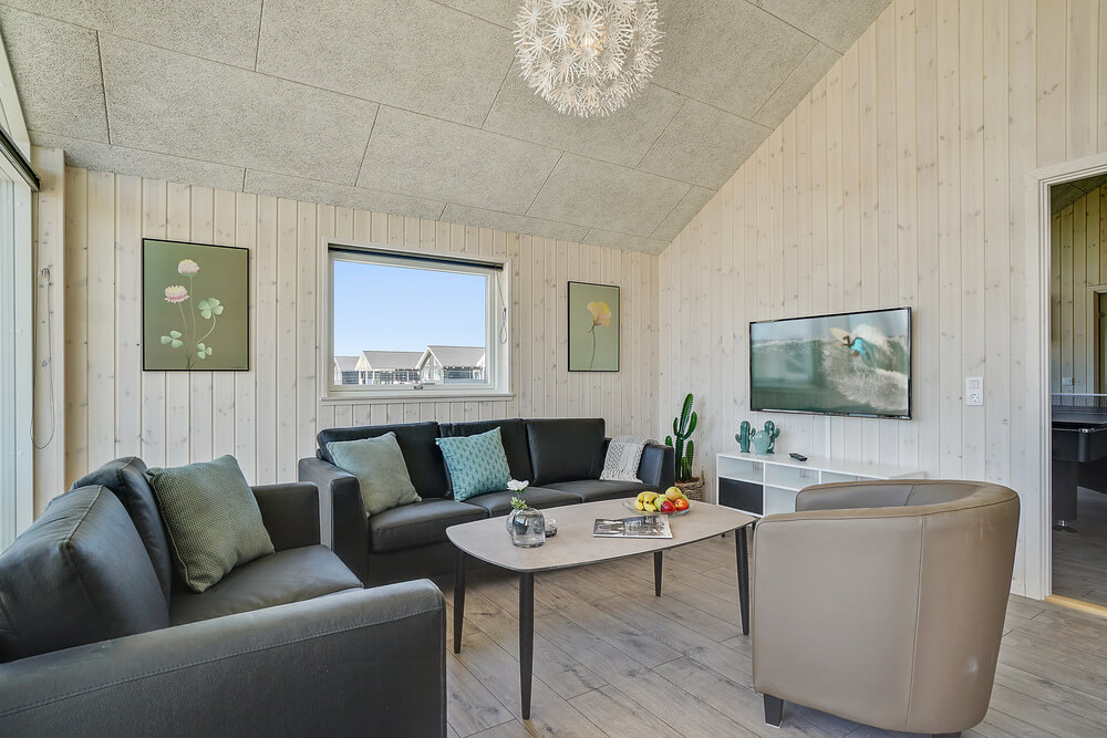 Luksushus nr. 722 har et flott oppholdsrom.
