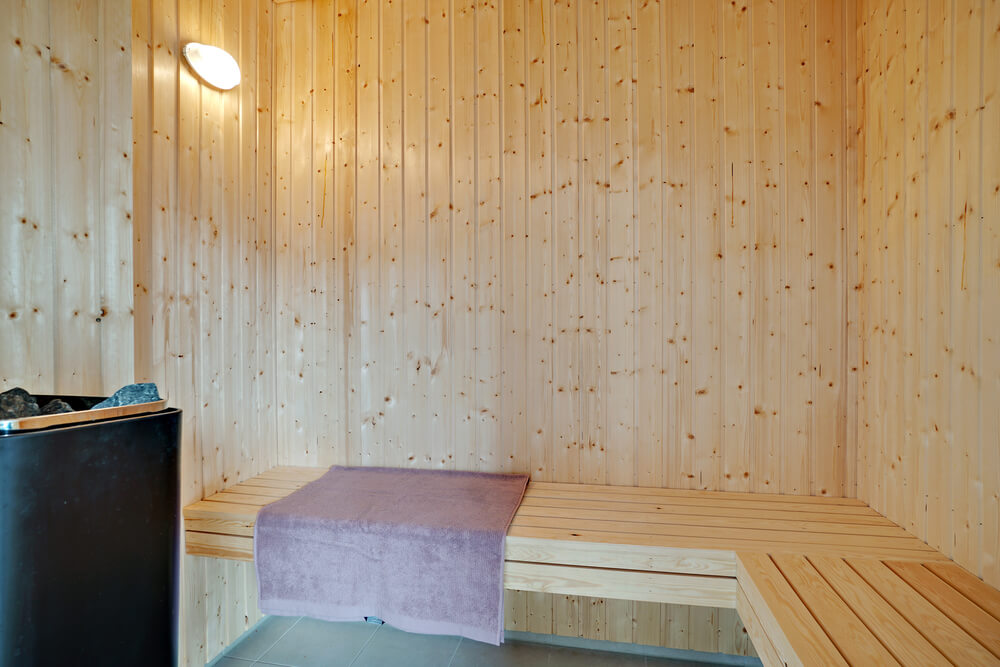 Nyt varmen i badstuen i luksushus nr. 439 til 24 personer