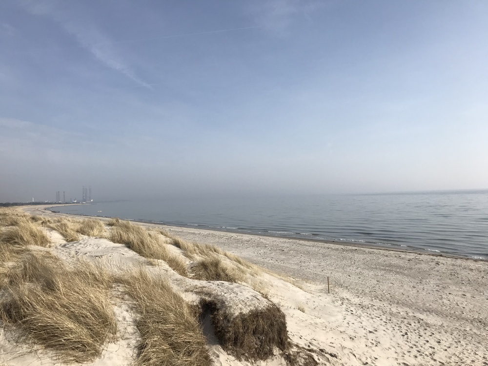 Stranden nær luksushus nr. 441.