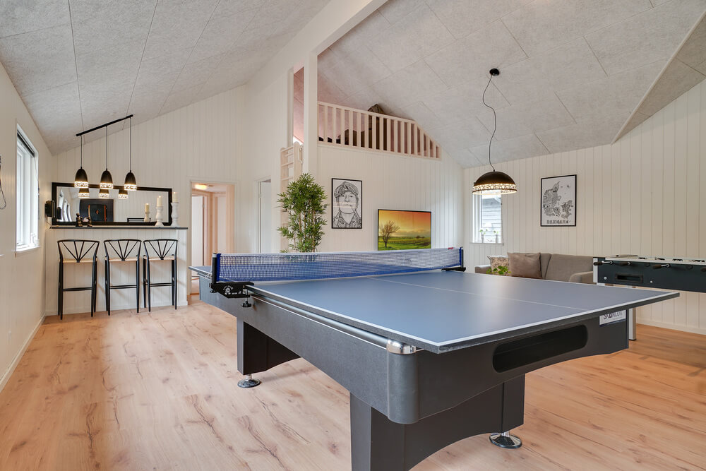 I tillegg til alle aktivitetsmulighetene i husets bassengavdeling, kan du også spille biljard, bordtennis og dart i luksushus nr. 449