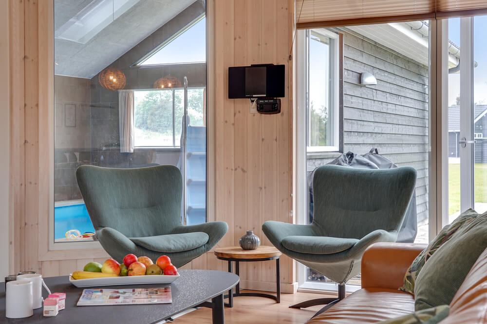 Oppholdsrom med plass til 20 i luksushus nr. 474.