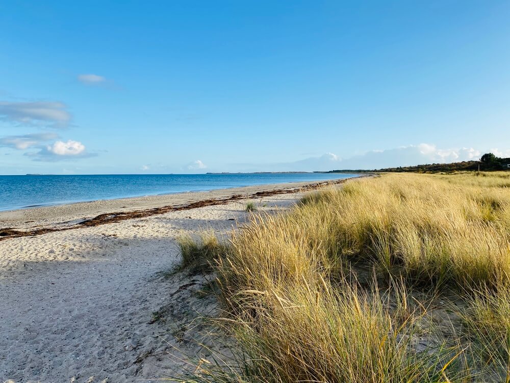 Den flotte stranden nær luksushus nr. 489 ved Østjylland.