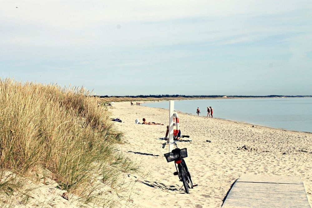 Stranden nær luksushus nr. 500.