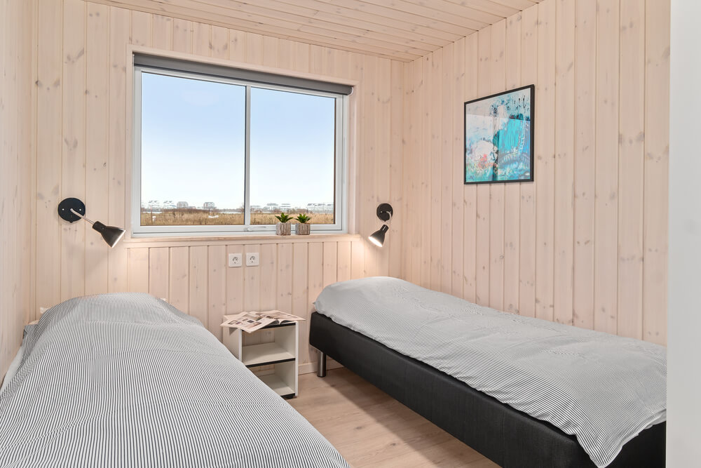 Et av de 7 soverommene i luksushus nr. 733 i Tyskland.