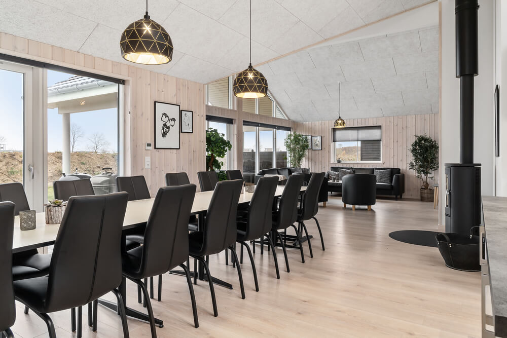 Luksushus nr. 733 har et flott oppholdsrom.