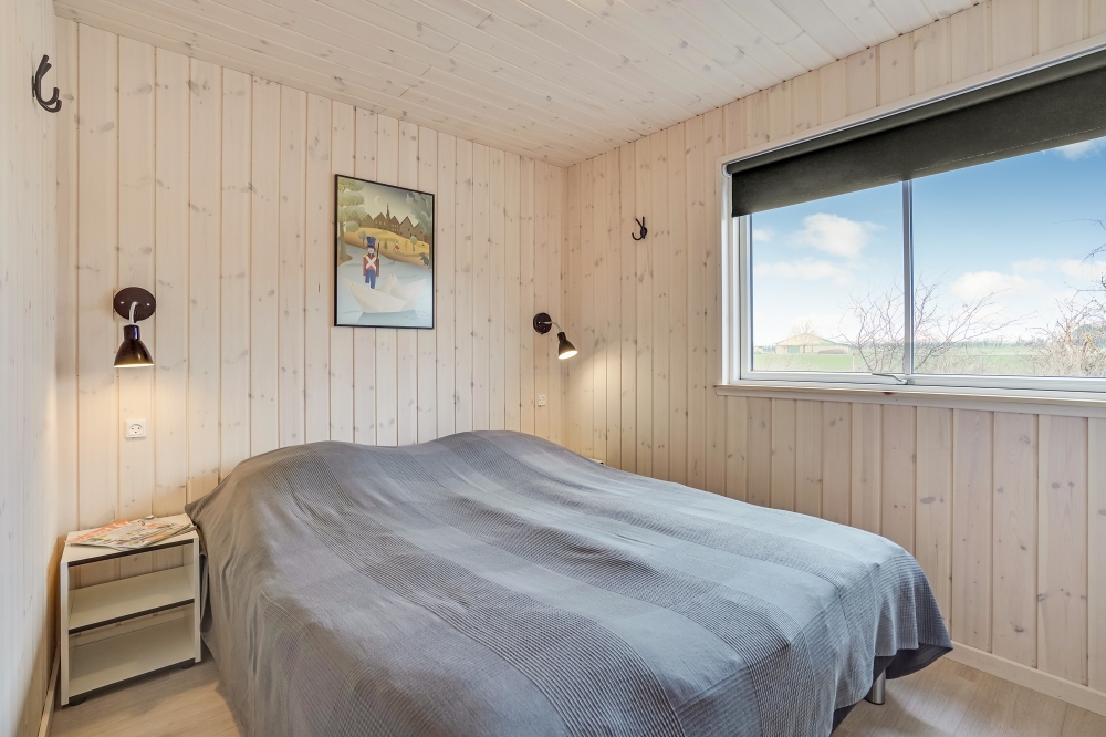 Et av de 6 soverommene i luksushus nr. 527 i Nordsjælland.