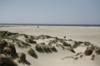 Den flotte stranden nær luksushus nr. 571 ved Sydjylland.