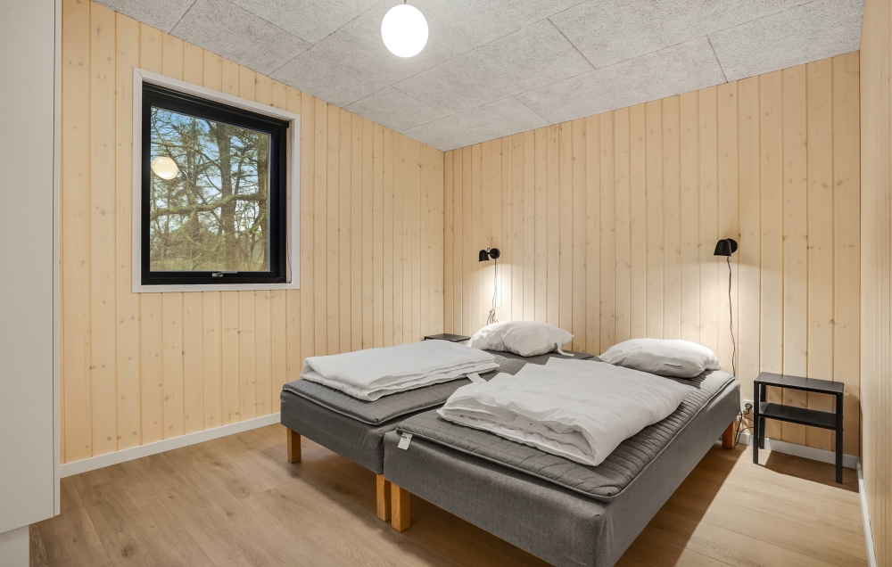 Et av de 7 soverommene i luksushus nr. 581 i Østjylland.