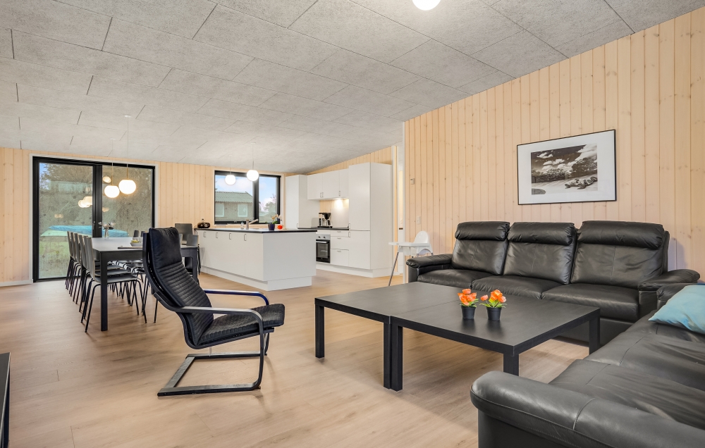 Sofakroken i luksushus nr. 581 i Østjylland.