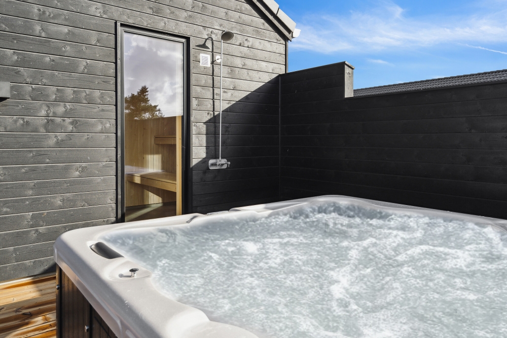 Luksushus nr. 599 har bl.a. et deilig boblebad