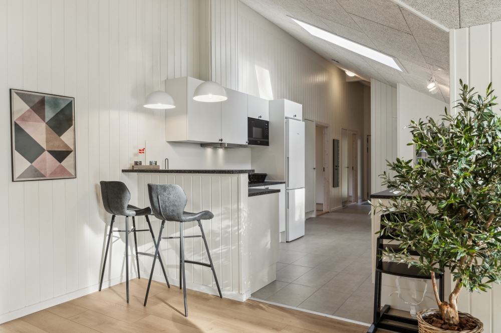Kjøkkenet i luksushus nr. 754 er godt innrettet.
