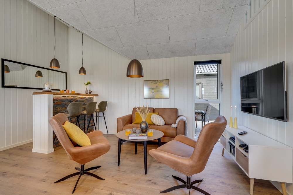 Konkurrer i feriehusets aktivitetsrom når dere besøker luksushus nr. 622 i Bornholm.