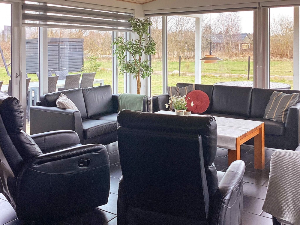 Sofakroken i luksushus nr. 626 i Lolland/Falster/Møn.