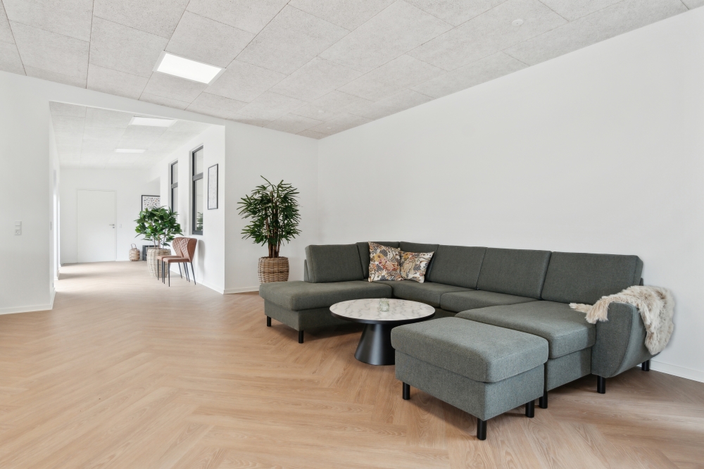 Luksushus nr. 645 har et flott oppholdsrom.