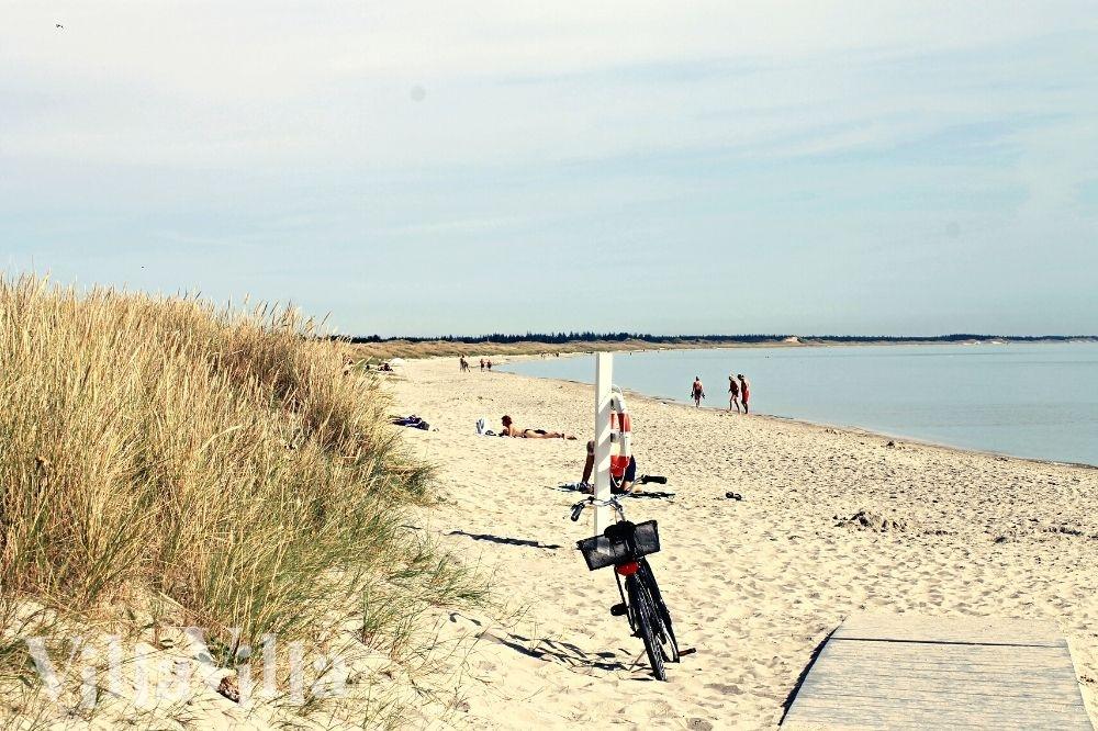 Den flotte stranden nær luksushus nr. 656 ved Nordjylland.