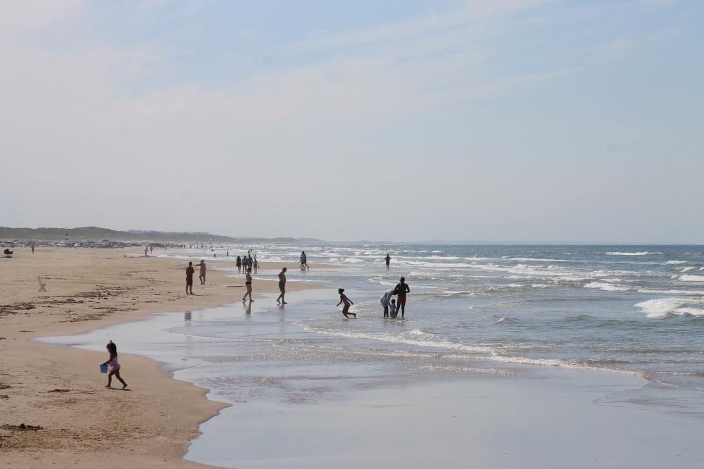 Den flotte stranden nær luksushus nr. 659 ved Nordjylland.