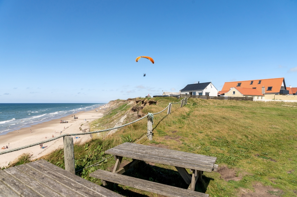 Den flotte stranden nær luksushus nr. 192 ved Nordjylland.