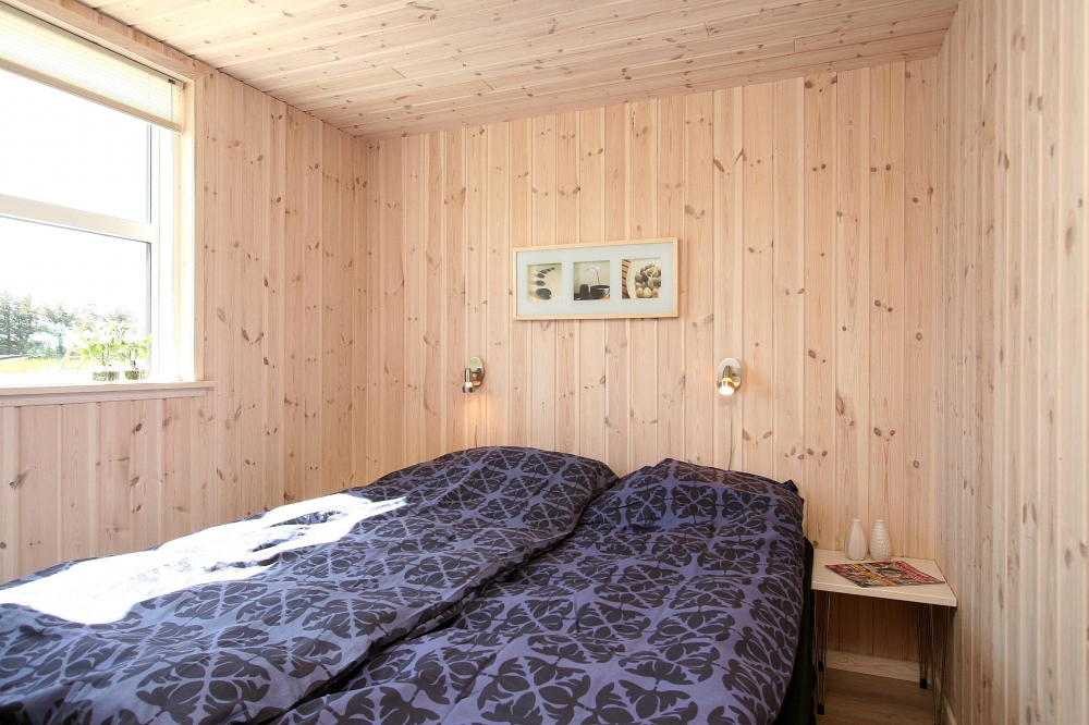 Et av de 9 soverommene i luksushus nr. 192 i Nordjylland.