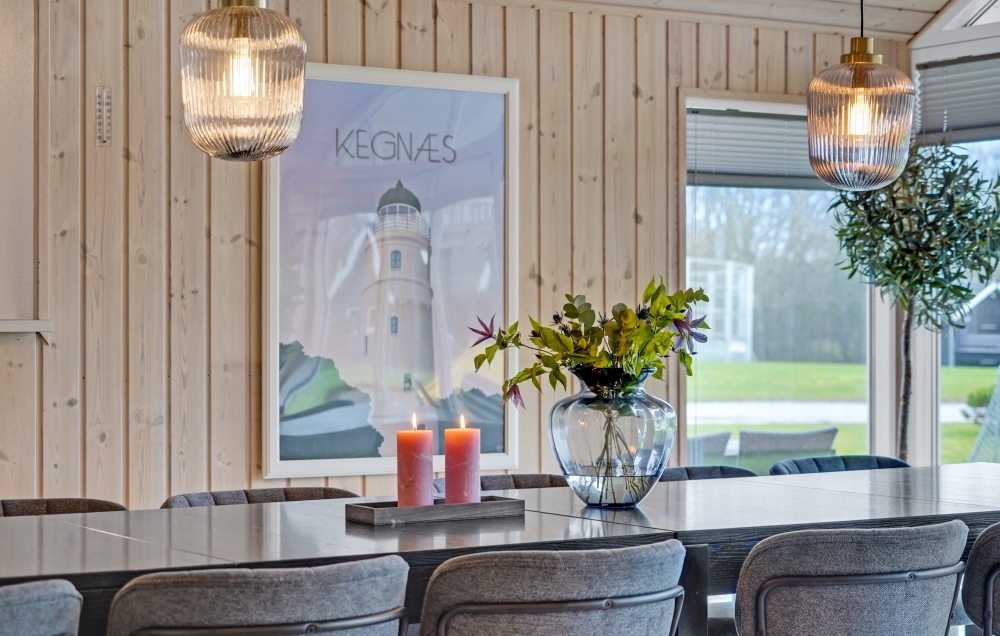 Oppholdsrom med plass til 14 i luksushus nr. 262.