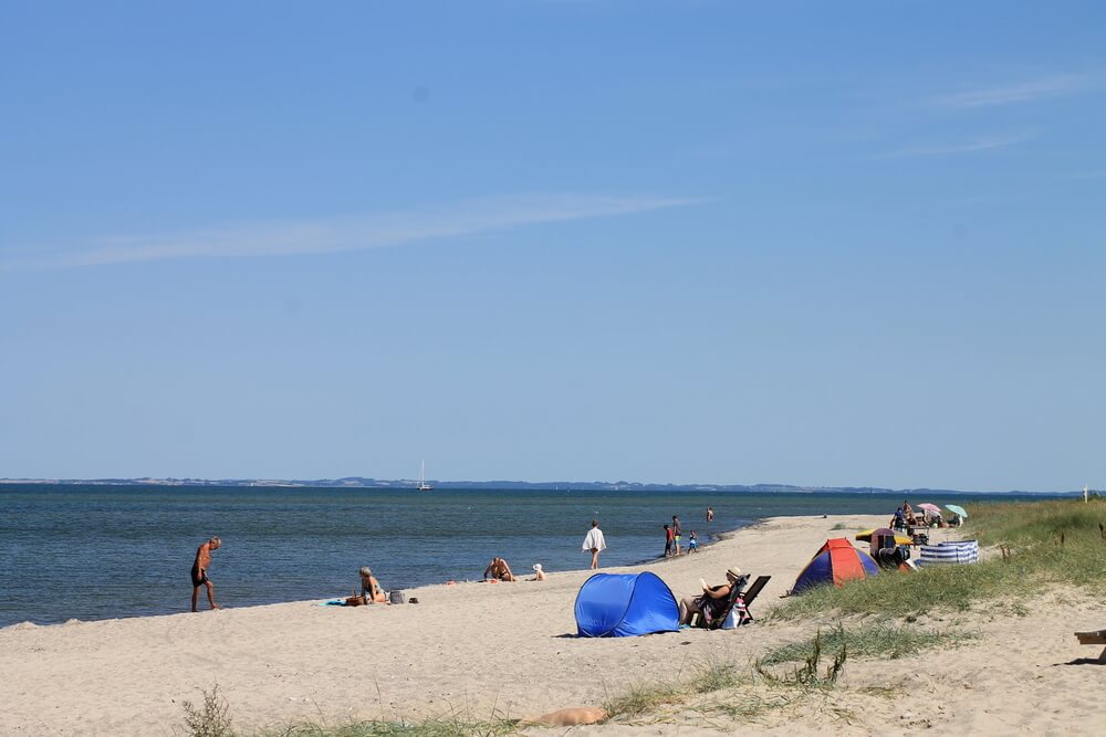 Stranden nær luksushus nr. 280.