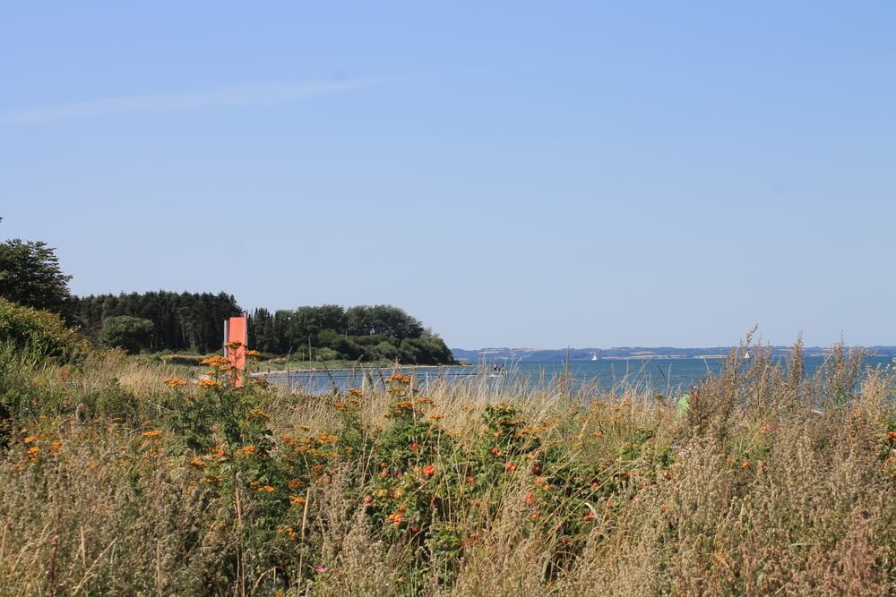 Den flotte stranden nær luksushus nr. 280 ved Sydjylland.