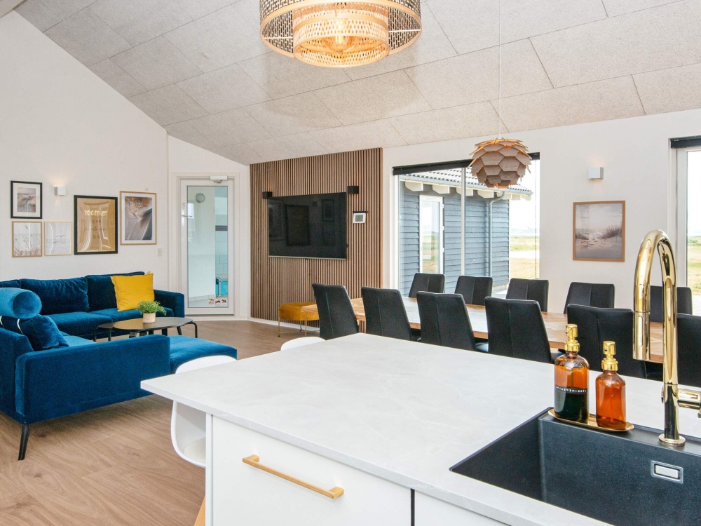 Kjøkkenet i luksushus nr. 293 er godt innrettet.