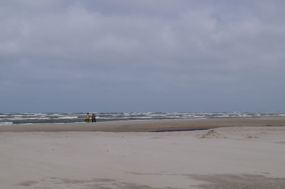 Den flotte stranden nær luksushus nr. 283 ved Vestjylland.