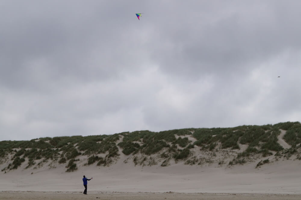 Den flotte stranden nær luksushus nr. 167 ved Vestjylland.