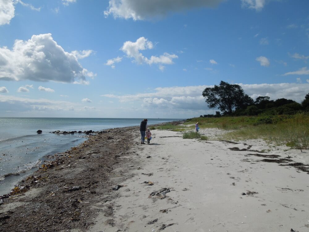 Stranden nær luksushus nr. 220.