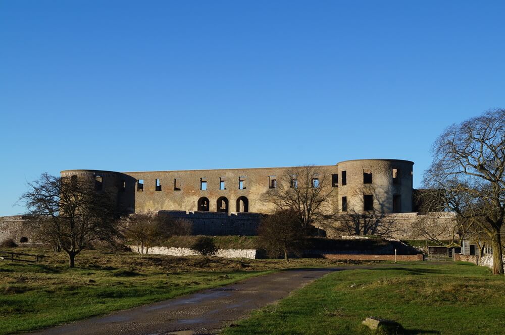 Den flotte stranden nær luksushus nr. 84 ved Sverige.